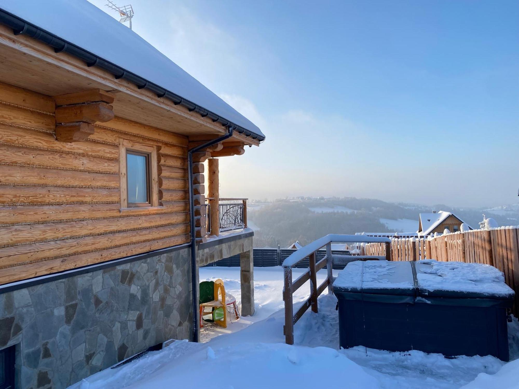 Zloty Gron Log Houses & Apartments イステブナ エクステリア 写真
