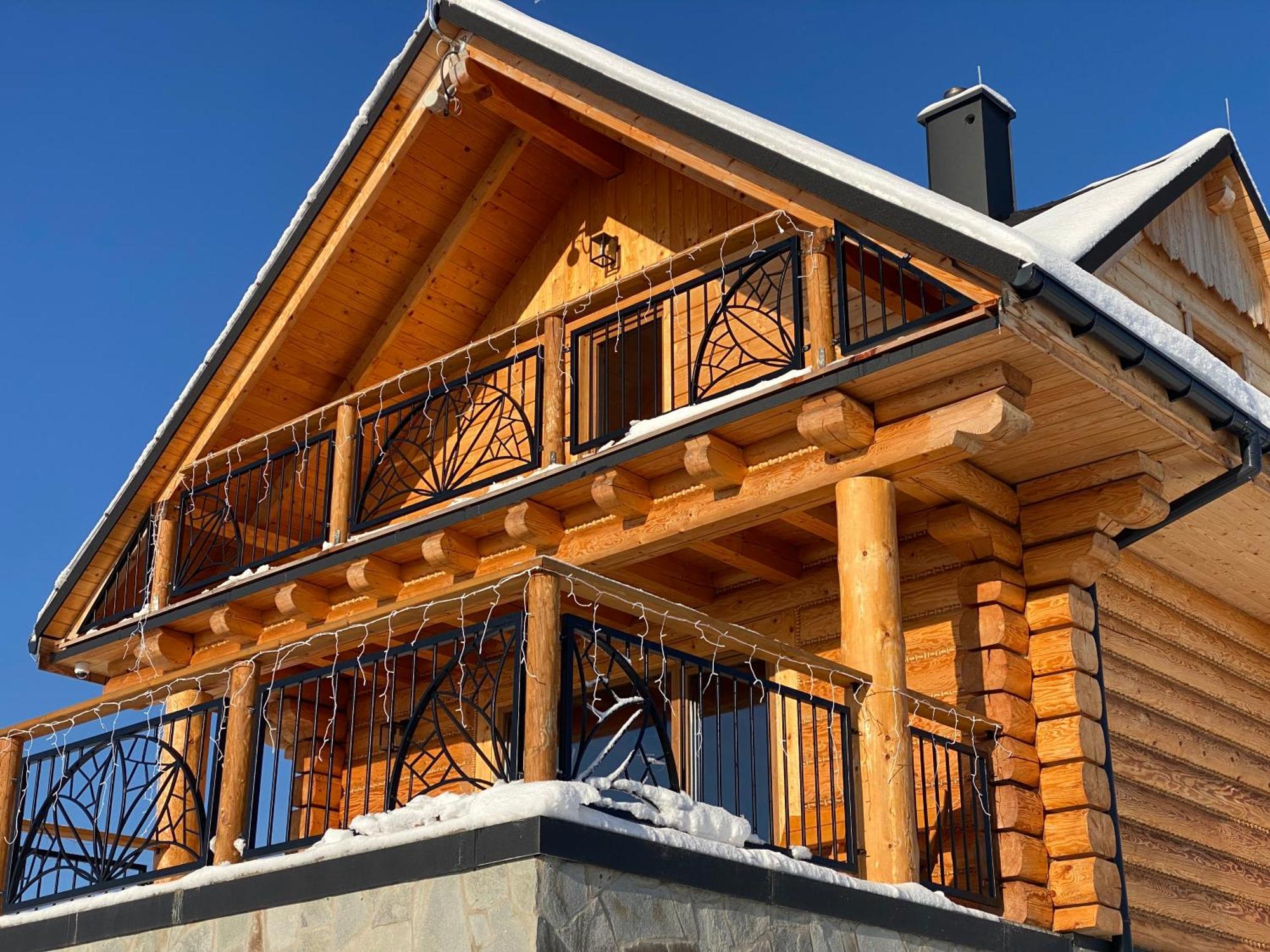 Zloty Gron Log Houses & Apartments イステブナ エクステリア 写真