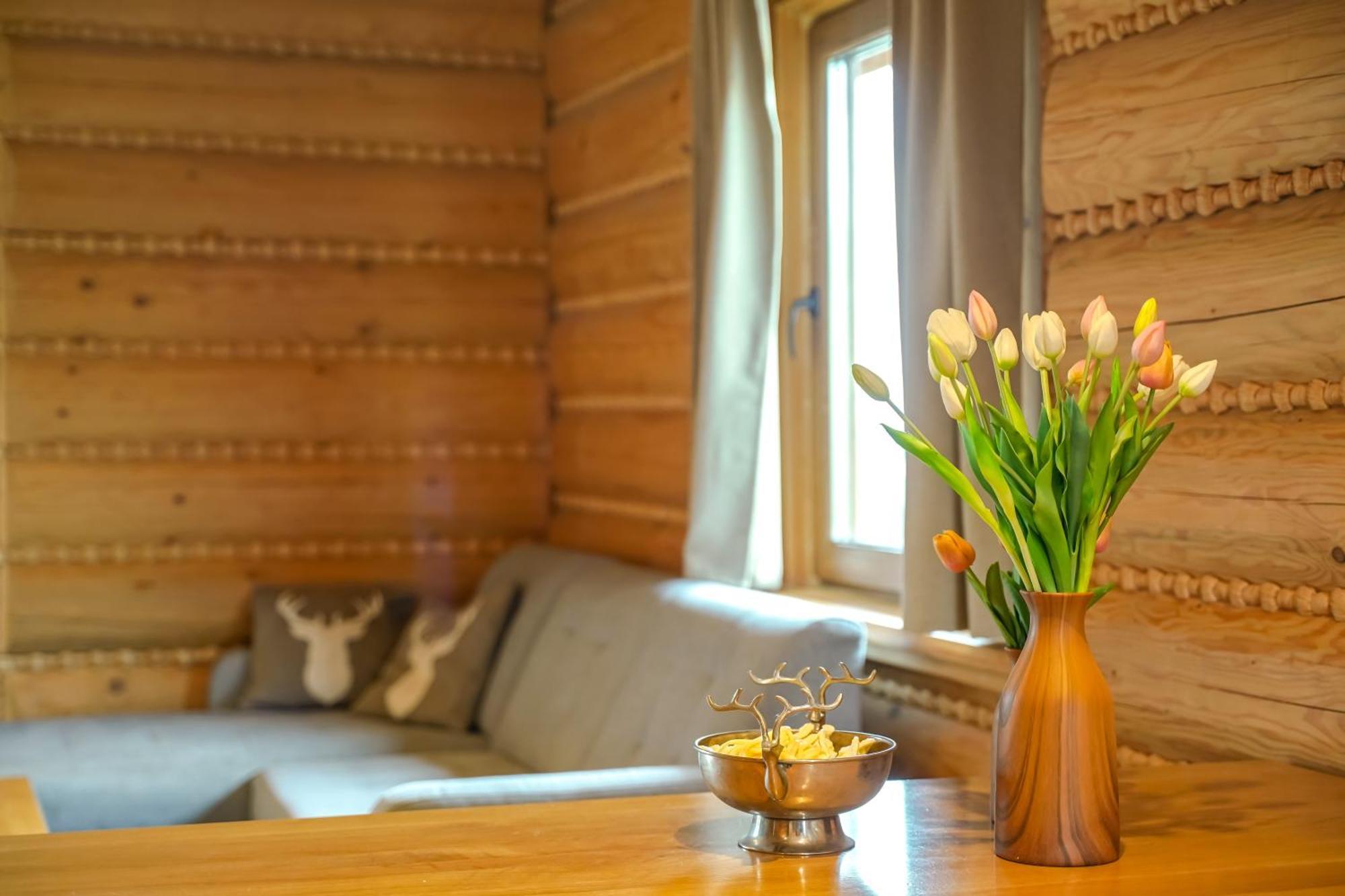 Zloty Gron Log Houses & Apartments イステブナ エクステリア 写真